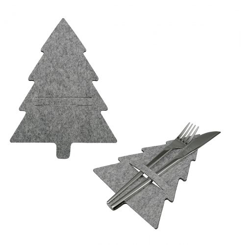 Bestecktaschen Tannenbaum 4er-Set