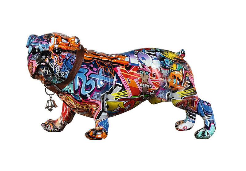 Englische Bulldogge im StreetArt Design