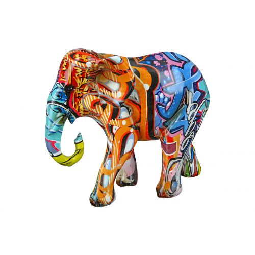 Elefant im Street Art Design